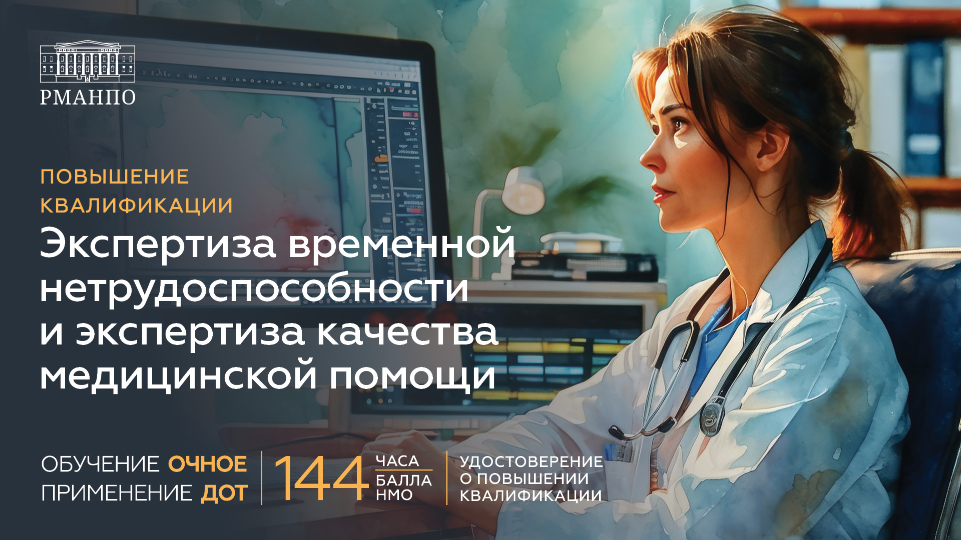 Обновленная программа повышения квалификации для врачей «Экспертиза временной нетрудоспособности и экспертиза качества медицинской помощи» Обновленная программа повышения квалификации для врачей «Экспертиза временной нетрудоспособности и экспертиза качества медицинской помощи»