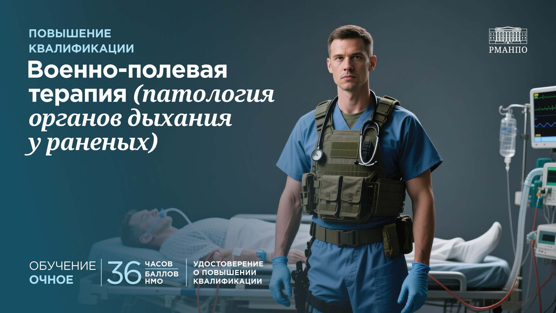 Военно-полевая терапия (патология органов дыхания у раненых)