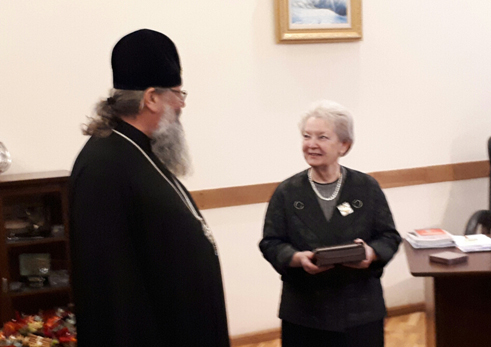 Вручение ордена Л.К. Мошетовой