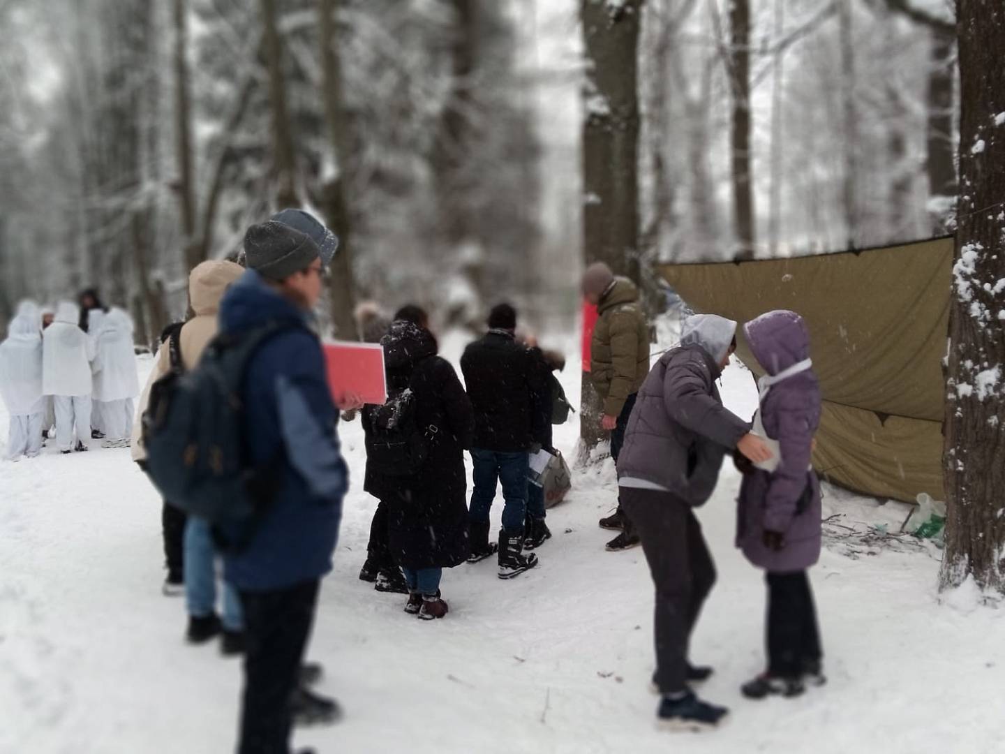 Члены Совета молодежи Академии и участники волонтерского отряда Призвание приняли участие в Мемориальном походе